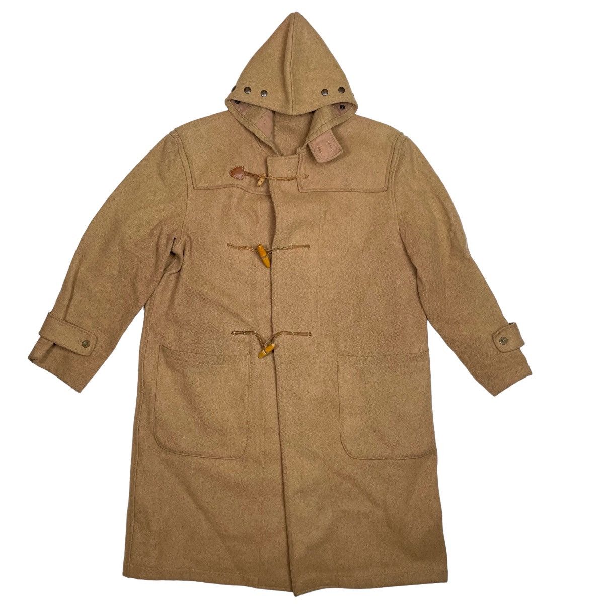 image of Vintage Tibbett Duffel Coat – Large in Beige, Men's