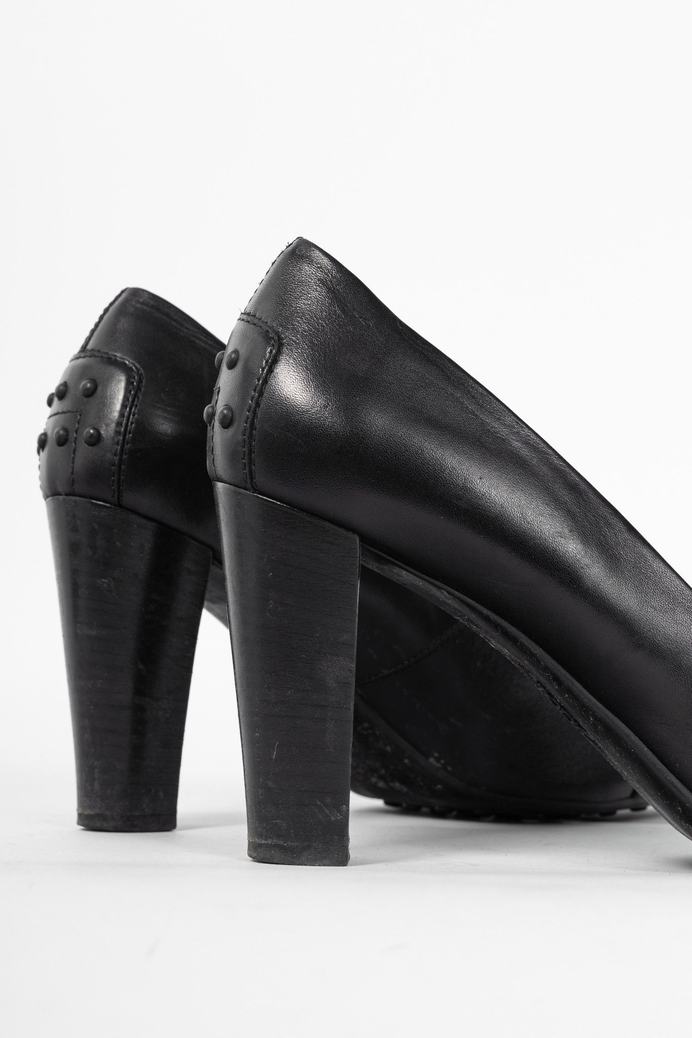 Tod's Tod’s Black Leather Horsebit Pumps Size US 10.5 / IT 40.5 - 8 Thumbnail