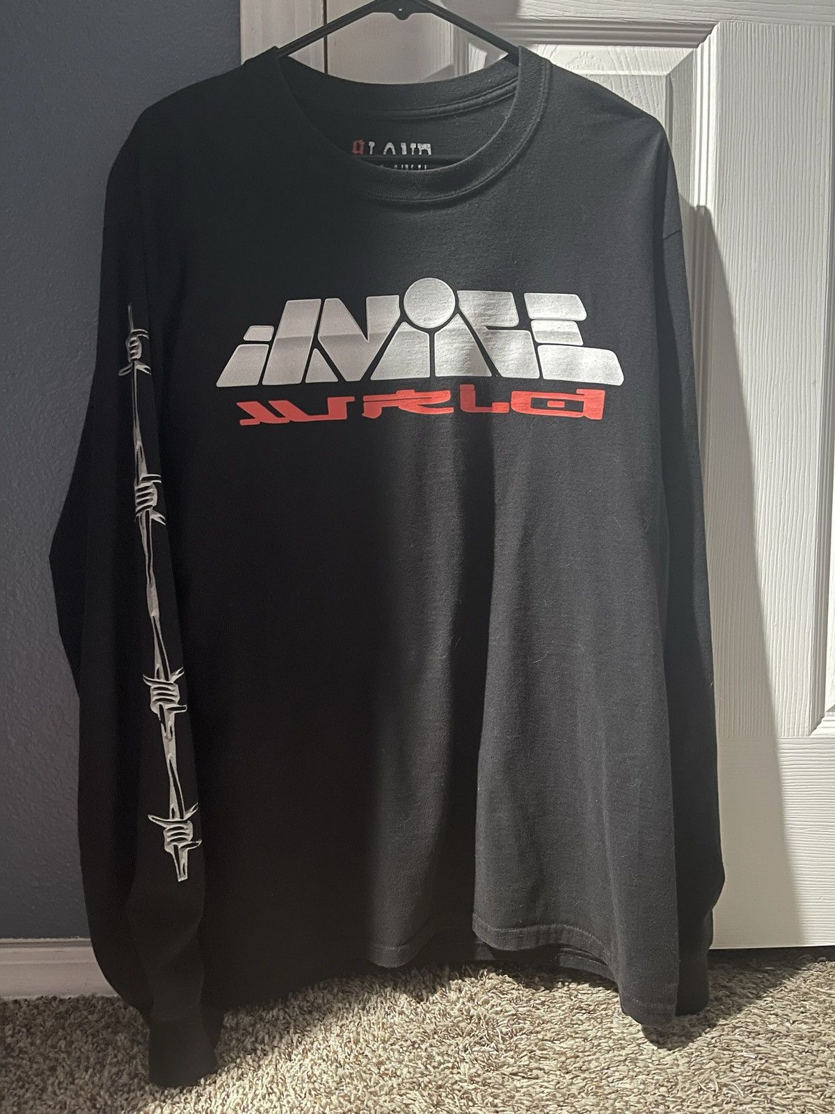 999 Club × Vlone Juice Wrld Vlone Long Sleeve T-Shirt | Grailed display picture 1