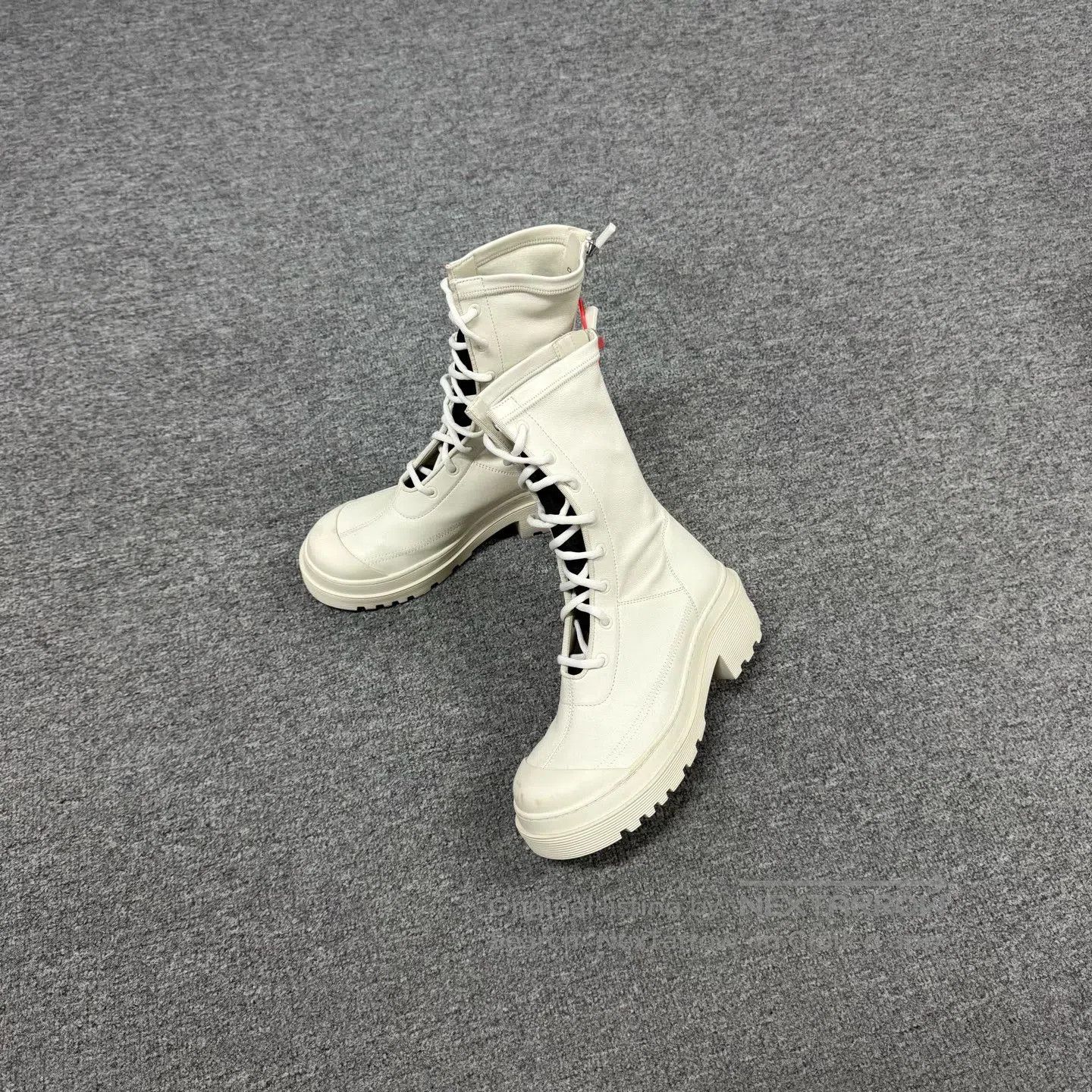Dior Dior Beige belted boots; Martin boots| Size US 6 / IT 36 - 2 Thumbnail
