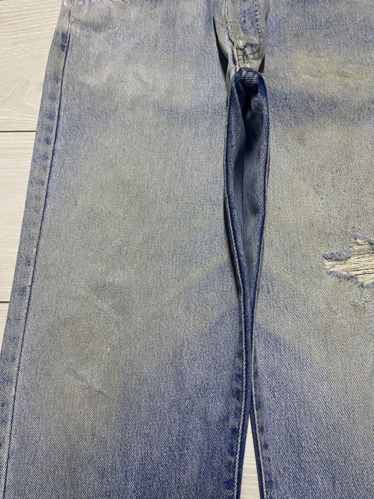 Maison Margiela Vintage 80s Liberto Made in Italy Denim Jeans Natural Fade Size US 30 / EU 46 - 7 Thumbnail