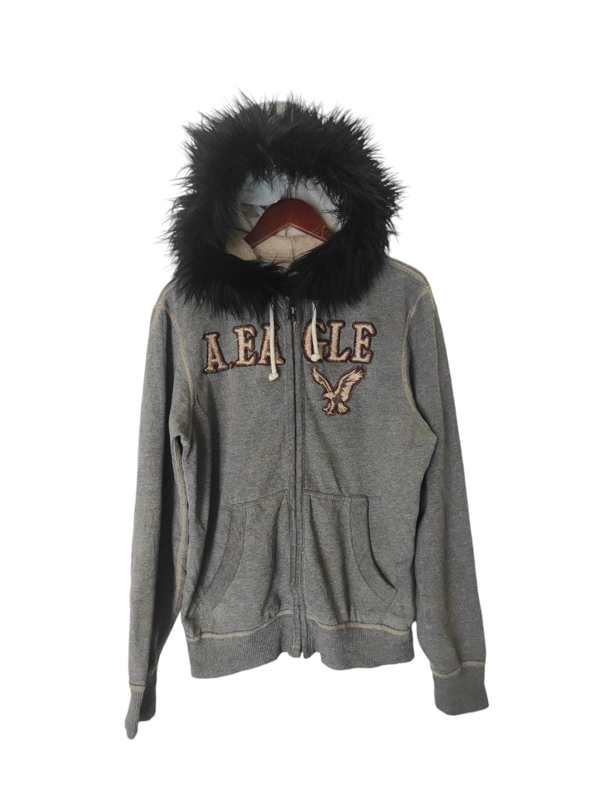 American Eagle Outfitters American Eagle Zip Fur Hoodie IfSixWasNine LGB style Size US M / EU 48-50 / 2 - 1 Thumbnail