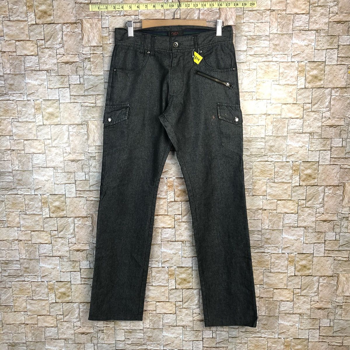 Japanese Brand Avail Dark Blue Cargo Multipocket Pants #A324 Size US 30 / EU 46 - 1 Thumbnail