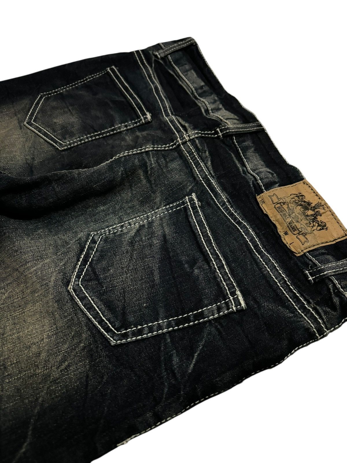 Japanese Brand Japanese Original Japan Strike Faded Season Jeans Denim Size US 34 / EU 50 - 6 Thumbnail