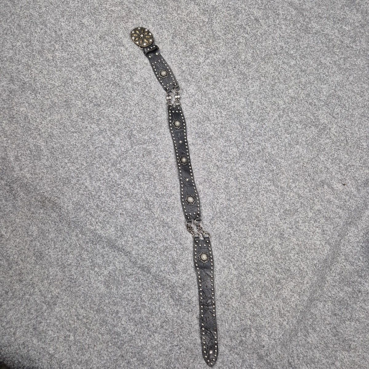 Japanese Brand Y2K Studded leather belts Size ONE SIZE - 5 Thumbnail