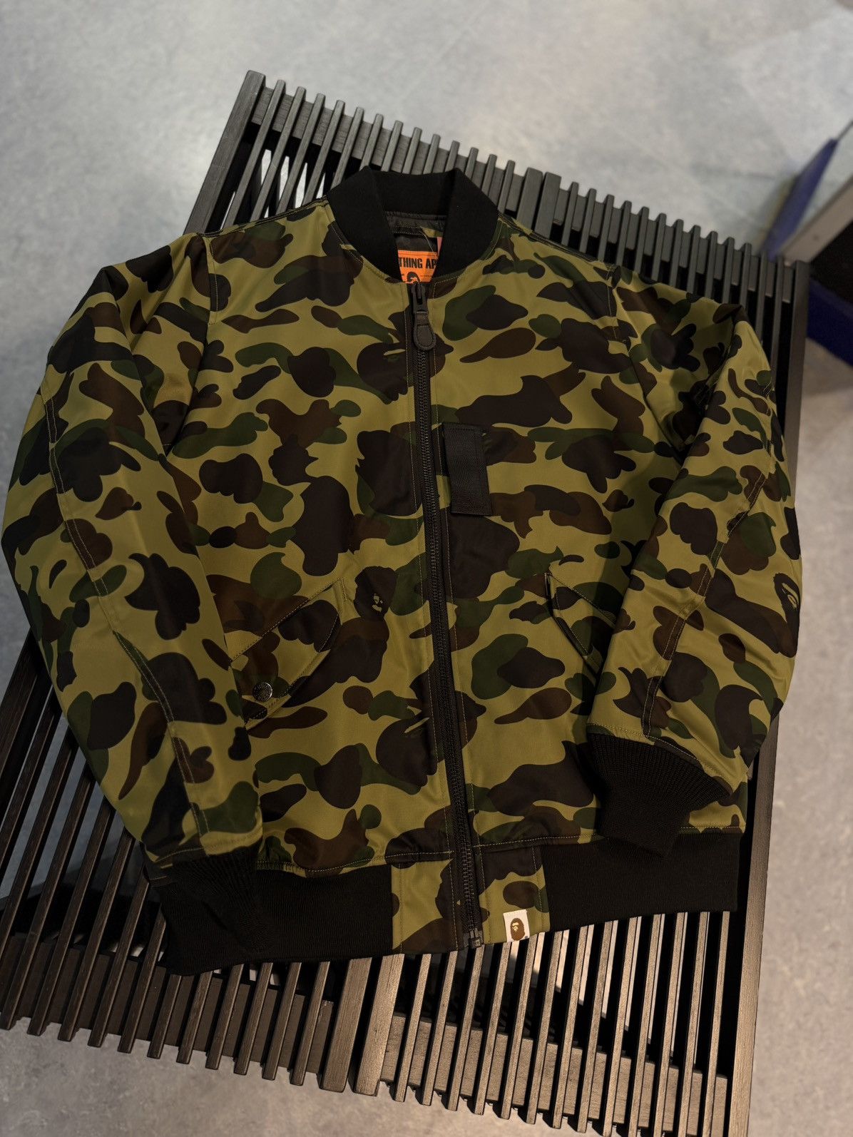 Bape A Bathing Ape Bape Camo MA-1 Flight Jacket Size (M) Size US M / EU 48-50 / 2 - 13 Thumbnail