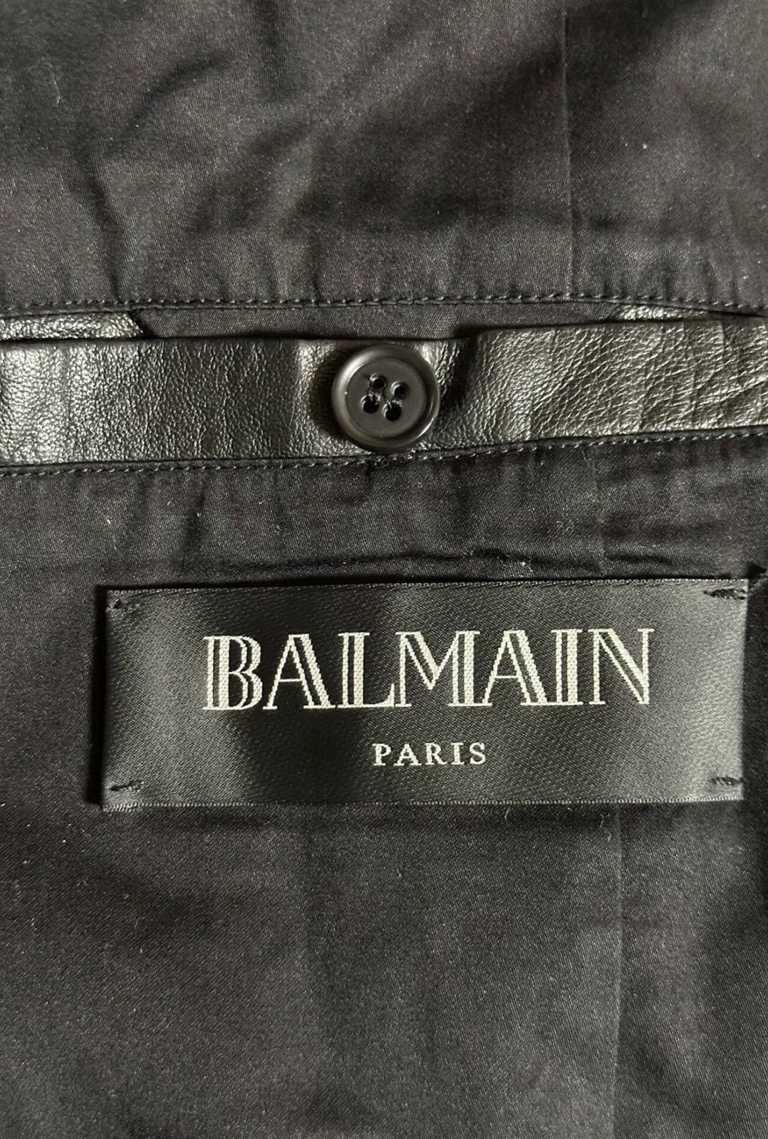 Balmain Balmain Quilted Leather Jacket – Classic Moto Outerwear Size US S / EU 44-46 / 1 - 5 Thumbnail