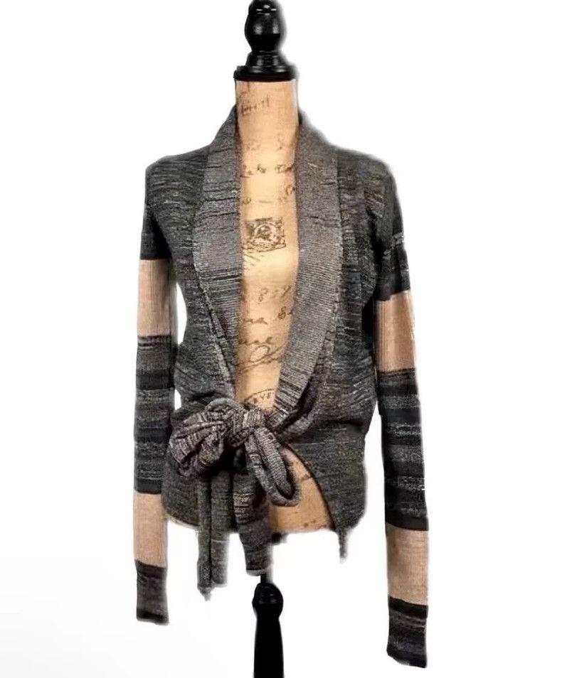 Vivienne Westwood Vivienne Westwood Gold and silver thread sweater coat Size S / US 4 / IT 40 - 1 Thumbnail