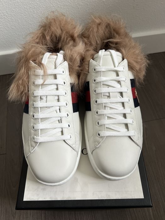 Gucci Gucci Ace Fur | Grailed