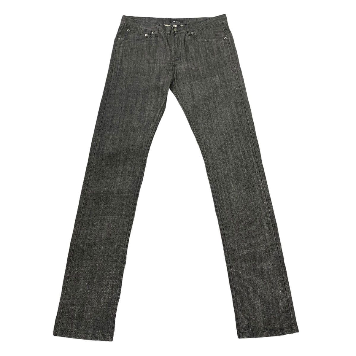 A.P.C. × If Six Was Nine A.p.c. Petit Standard Denim Non Selvedge Dark Grey Colour Size US 30 / EU 46 - 1 Thumbnail