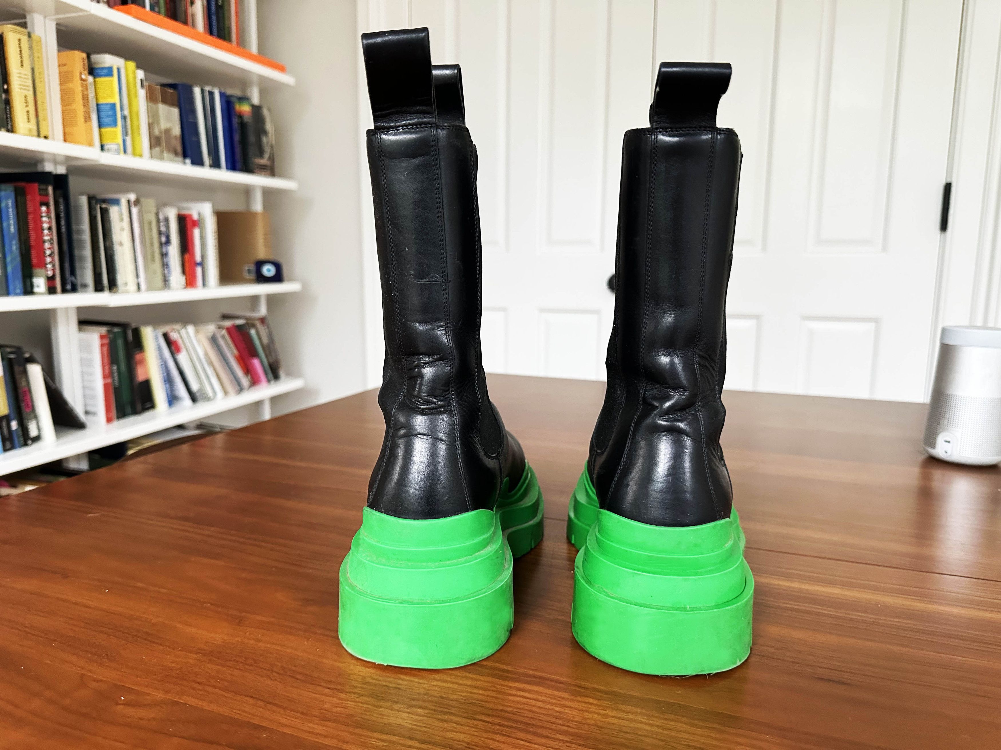 Bottega Veneta IT 38.5 Bottega Veneta Tire Chelsea Boot Green US 8. Unisex Size US 8 / EU 41 - 2 Thumbnail