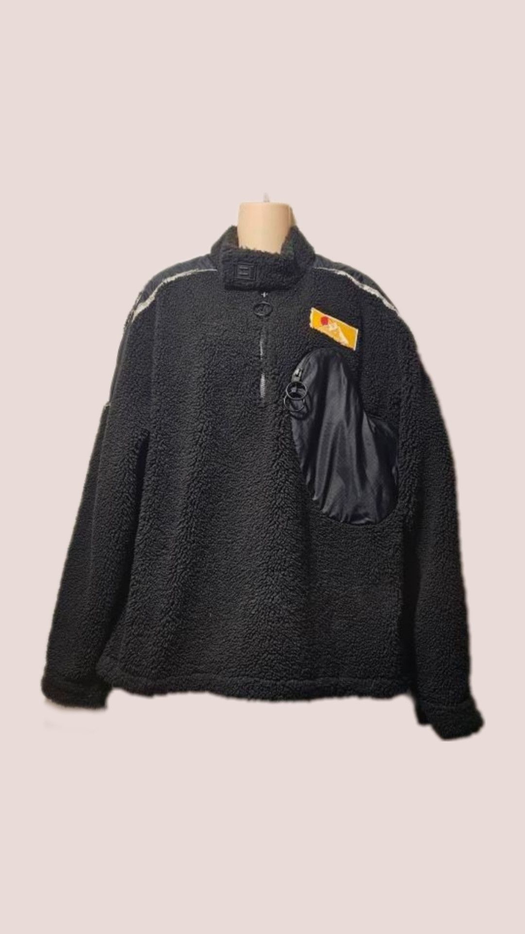 image of Off White Off-White Fleece in Black, Men's (Size XL)