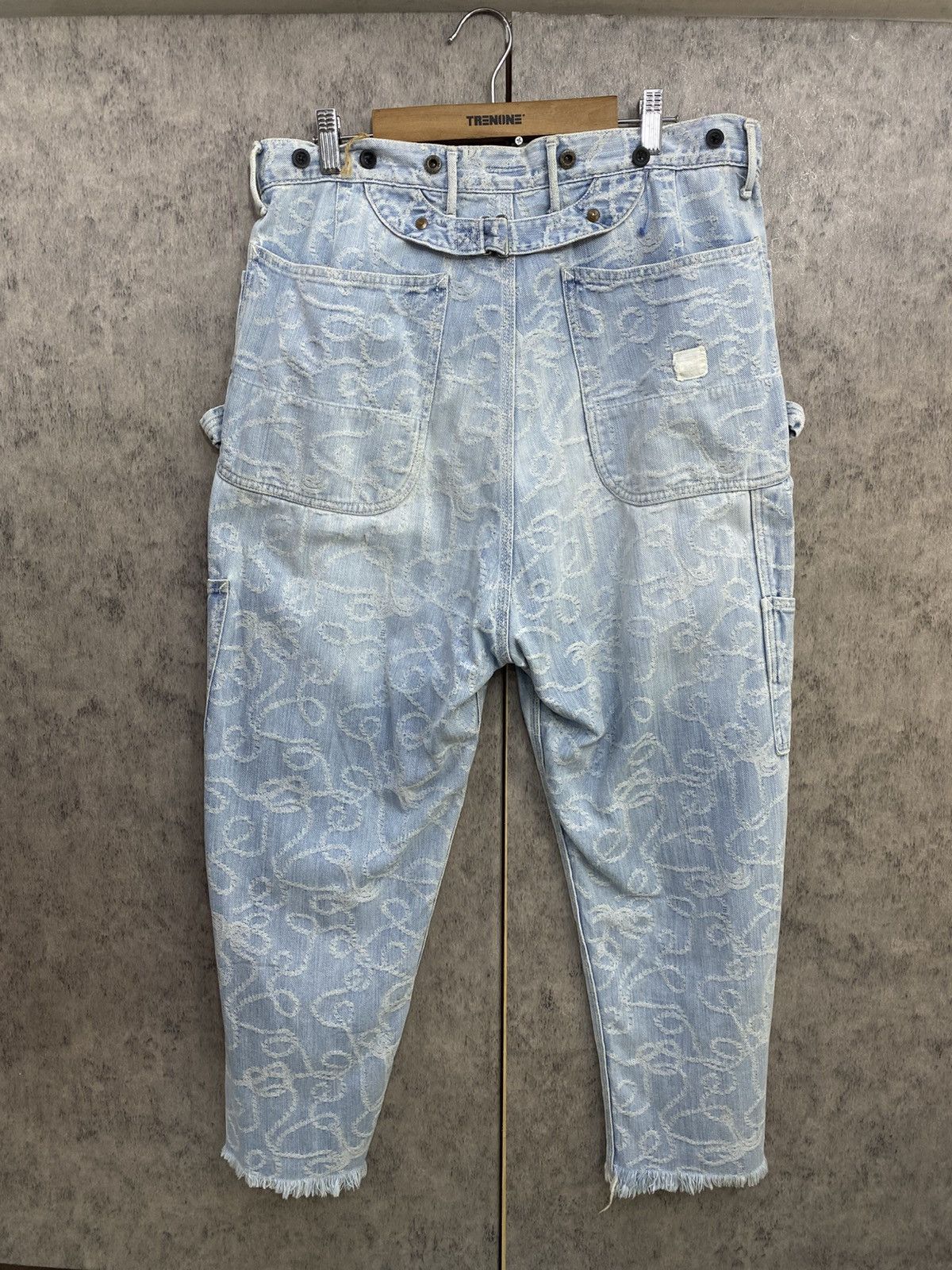 Kapital Rare Vintage Kapital Laces Bandana Stripes Carpenter Pants Size US 35 - 2 Thumbnail