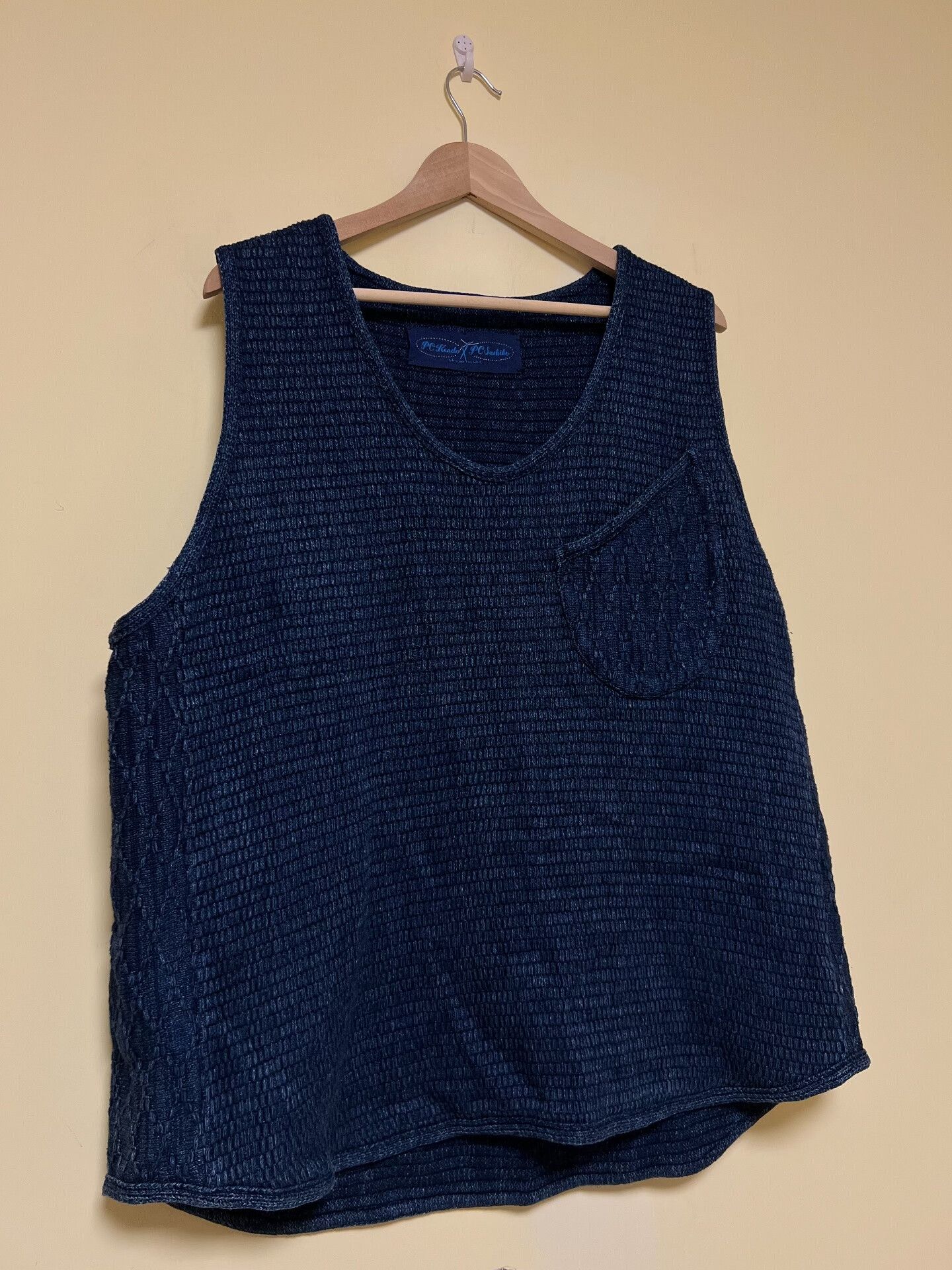 Porter Classic porter classic blue kendo knit pullover vest Size US M / EU 48-50 / 2 - 2 Thumbnail