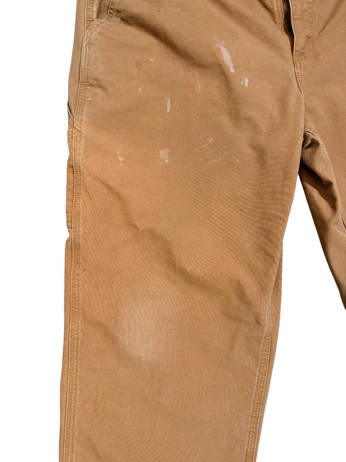 Carhartt Carhartt Dungaree Fit Canvas Work Pants Mens 42x32 Size US 42 / EU 58 - 4 Thumbnail