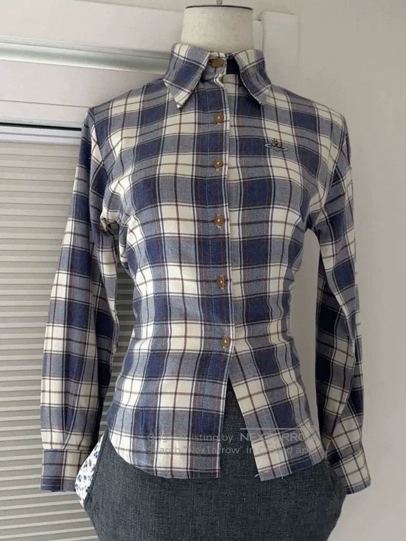 Vivienne Westwood Vivienne Westwood Plaid shirt Size M / US 6-8 / IT 42-44 - 1 Thumbnail