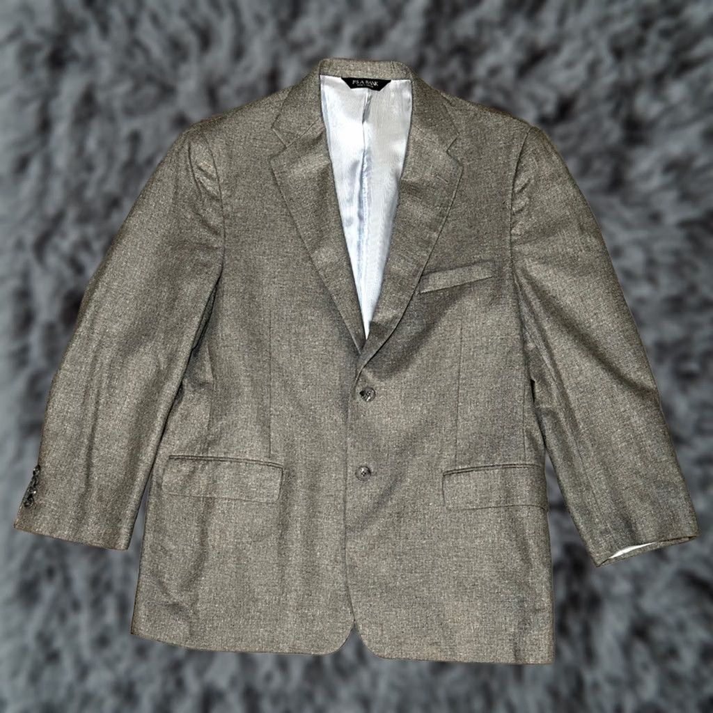 Jos. A. Bank Jos. A. Bank Signature Collection Tailored Fit 100% Silk Sport Coat 43R Men Gray Sport Coat Mens 43R Silk Complete 2 Piece Jacket Size US XS / EU 42 / 0 - 1 Thumbnail