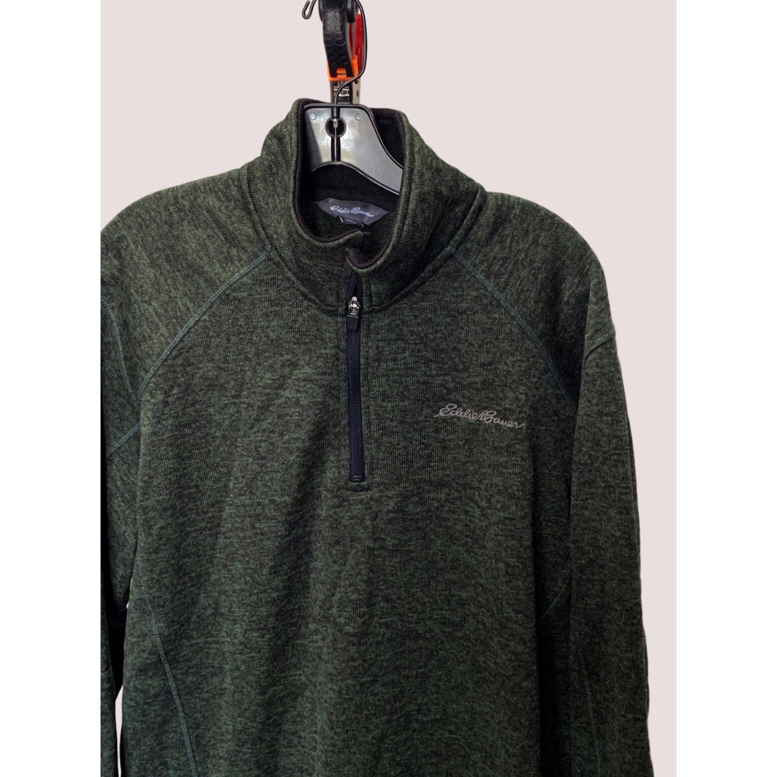 Eddie Bauer Eddie Bauer SWEATER Zippered Fleece Green Large L Mens Size US L / EU 52-54 / 3 - 1 Thumbnail