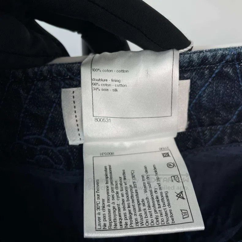 Chanel Chanel Blue denim skirt Size 42" / US 20 - 7 Thumbnail