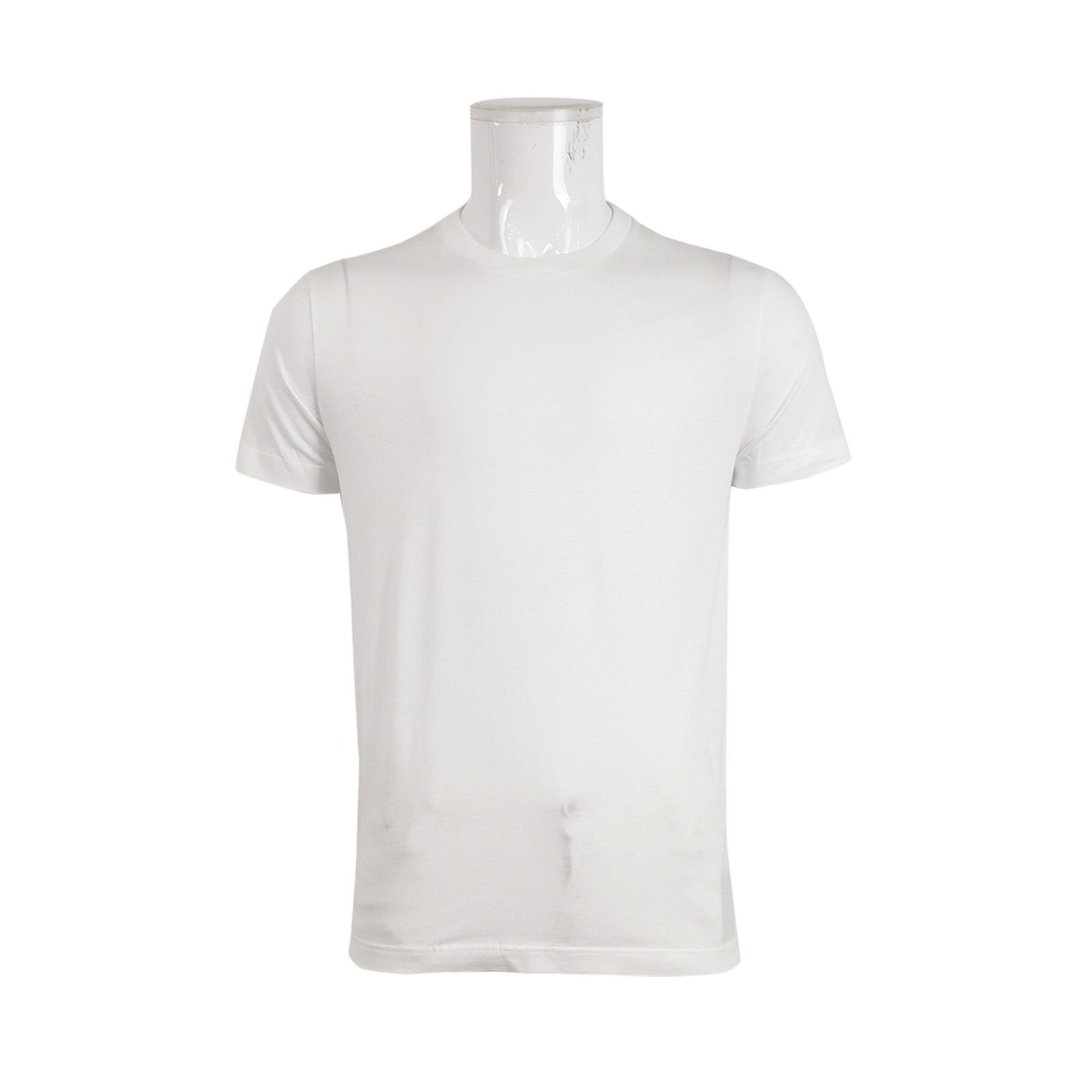 White Oversized T-Shirt with Logo Pocket