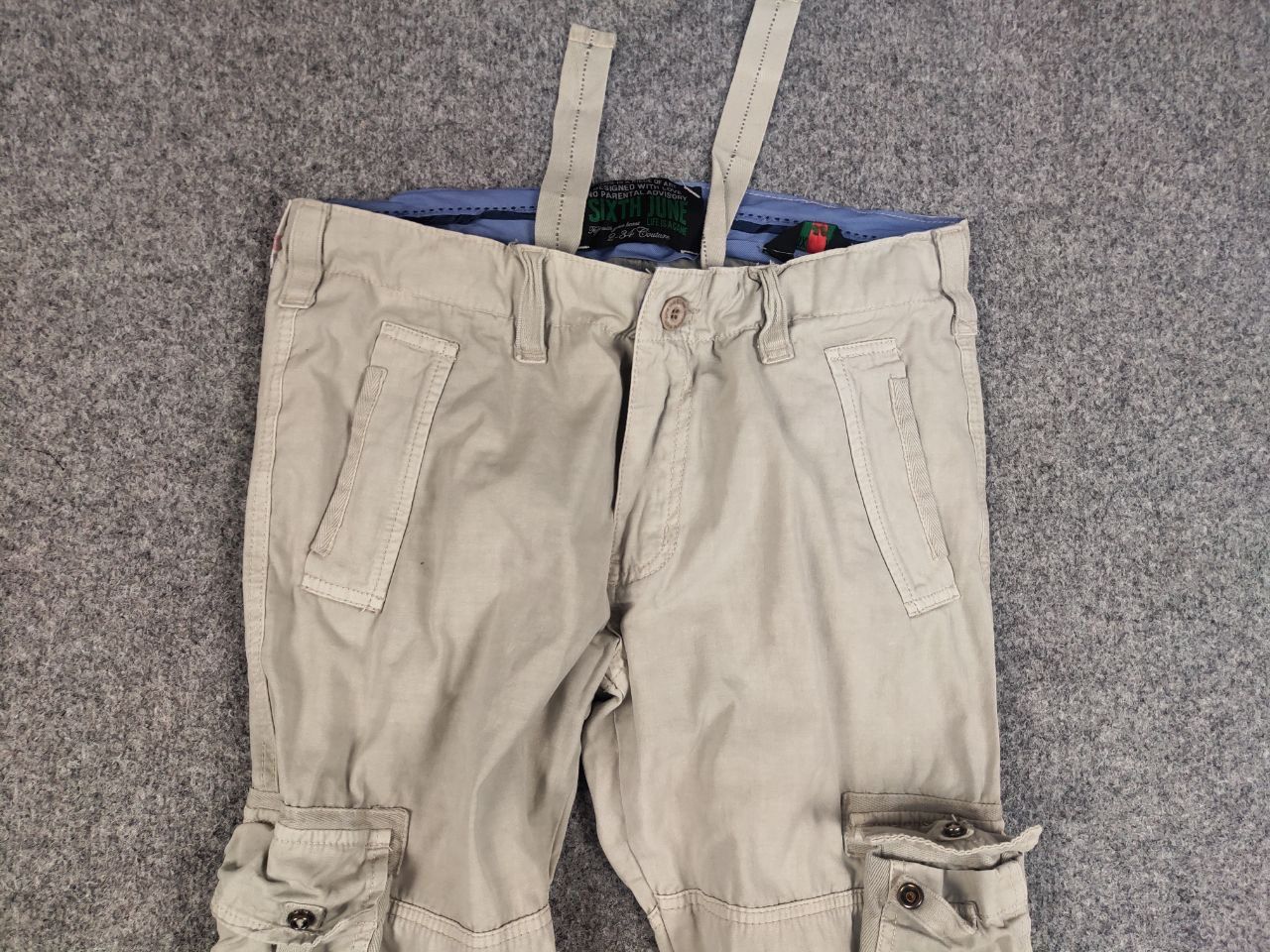 Japanese Brand Vintage 90's Japanese Cargo Trouser Pants Y2K Style Size US 32 / EU 48 - 8 Thumbnail