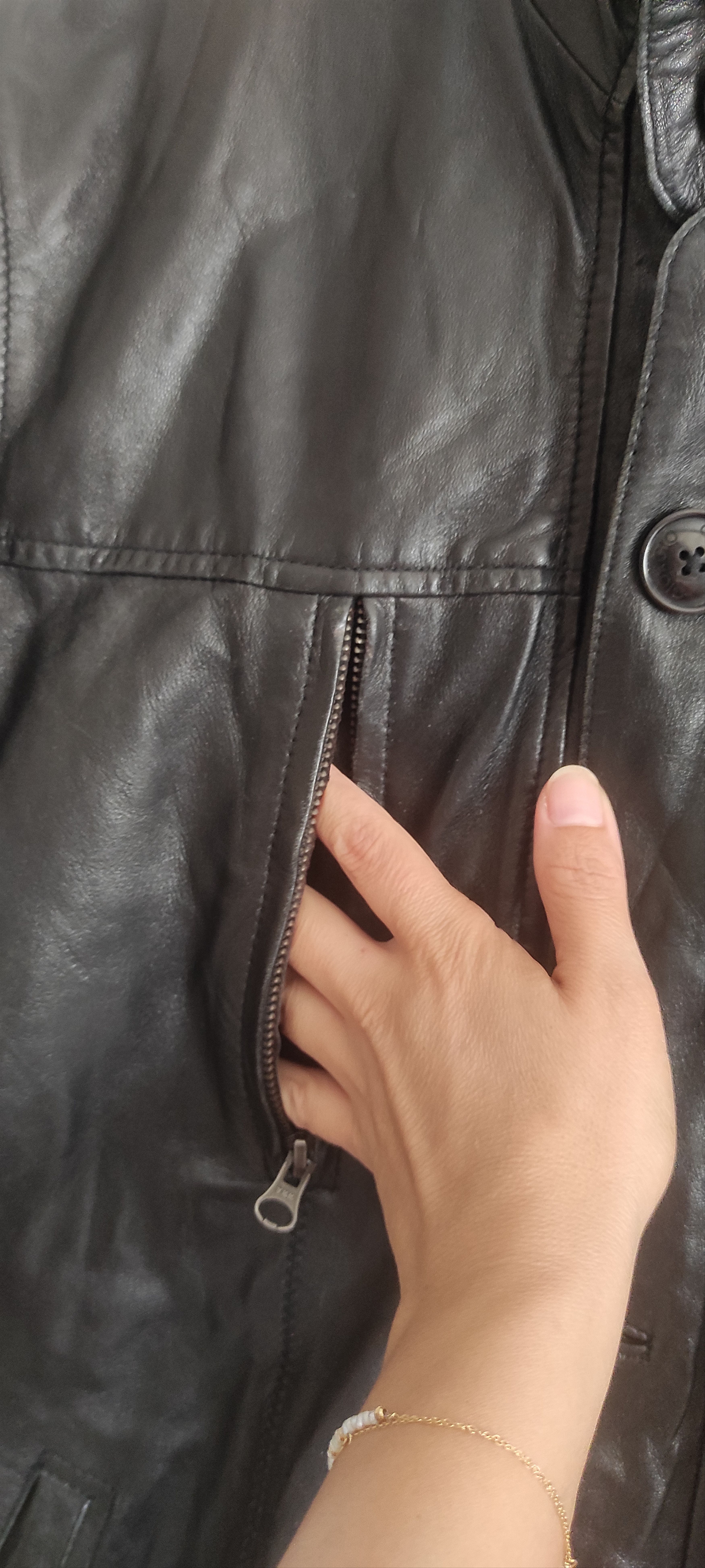 Genuine Leather Giorgio Paris Lamp Skin Soft Leather Moto Jacket Size L Size US L / EU 52-54 / 3 - 10 Thumbnail