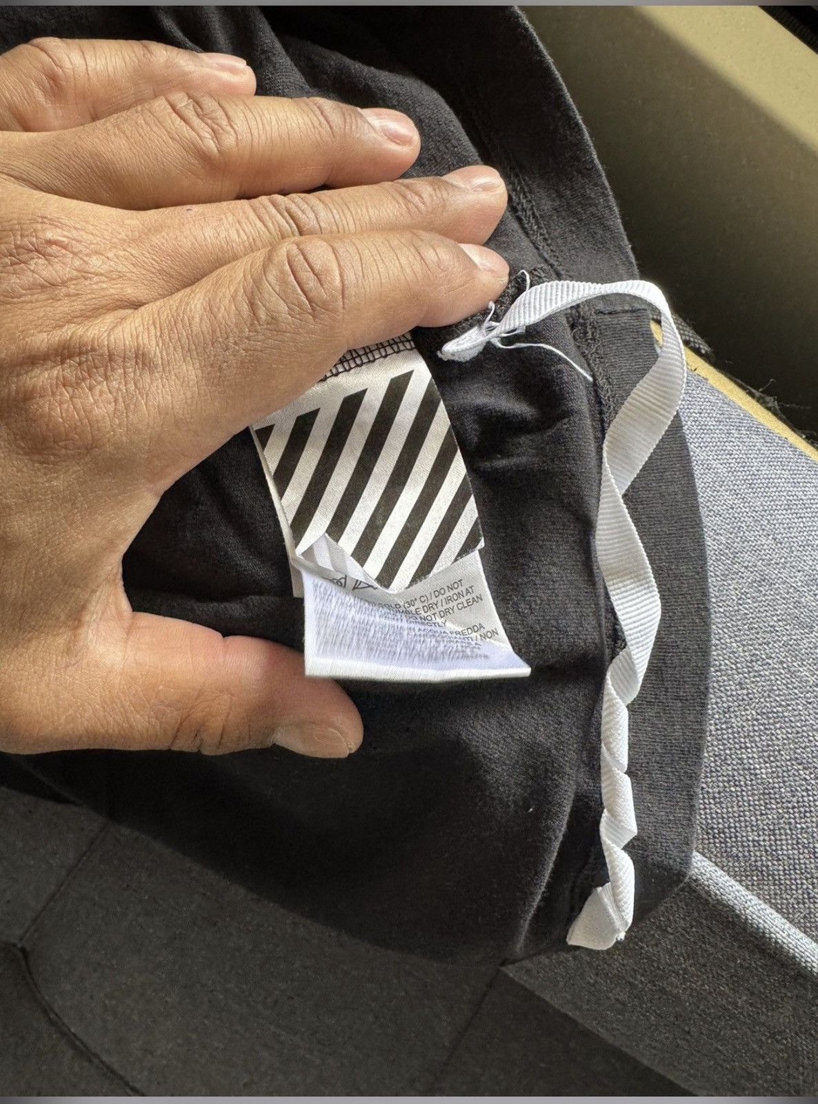 Off-White Off-White “01” Diagonals Tee Black L (Virgil Era) Size US L / EU 52-54 / 3 - 6 Thumbnail