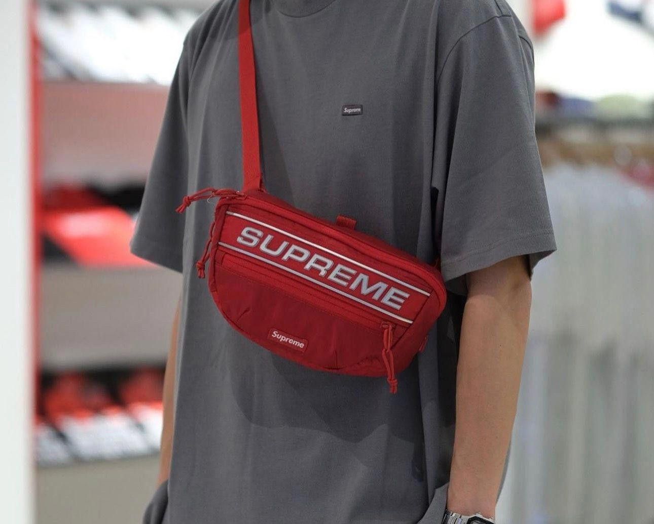 Supreme Supreme Logo Waist Bag Size ONE SIZE - 5 Thumbnail