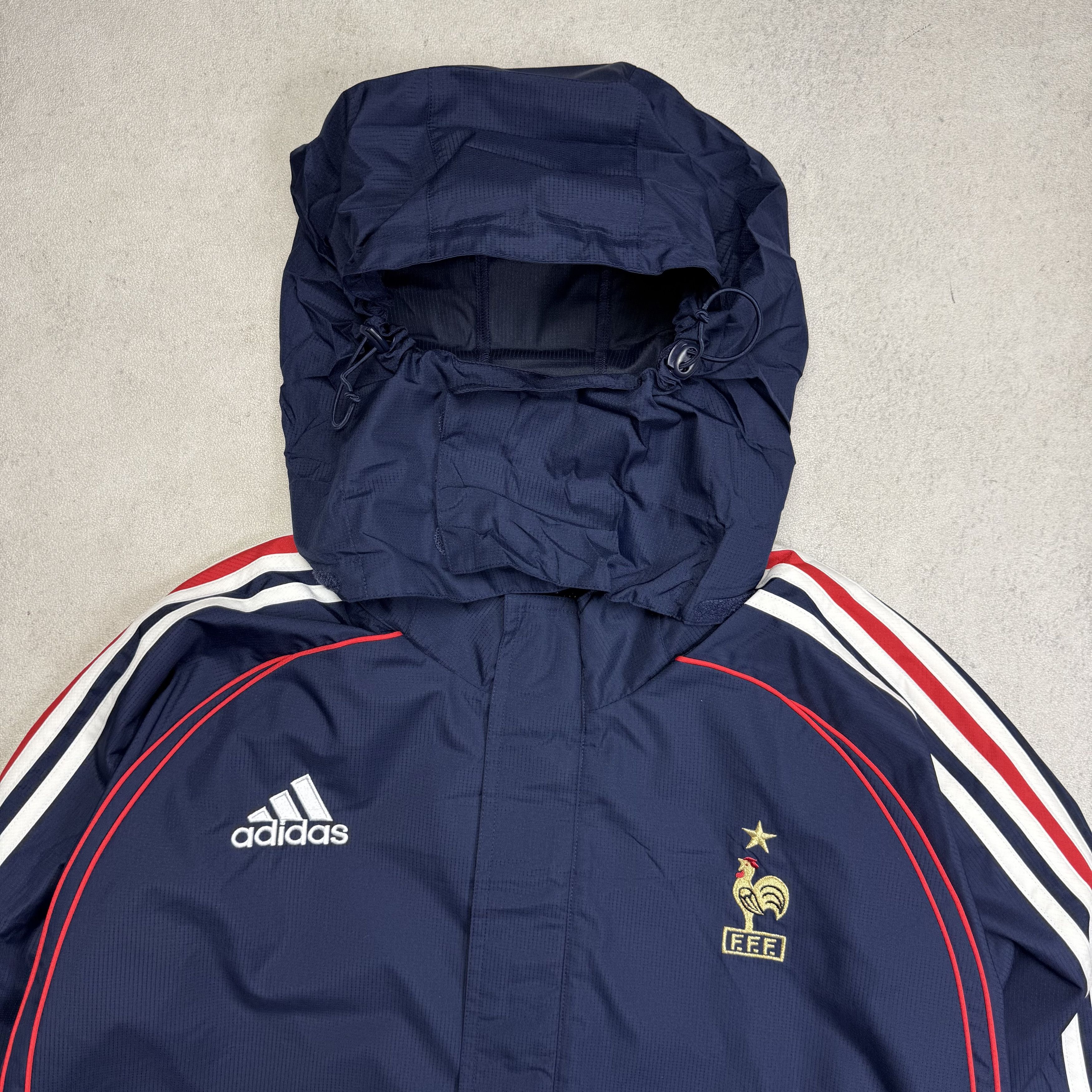 Adidas 2007-08 France Adidas Track Jacket Size US L / EU 52-54 / 3 - 3 Thumbnail
