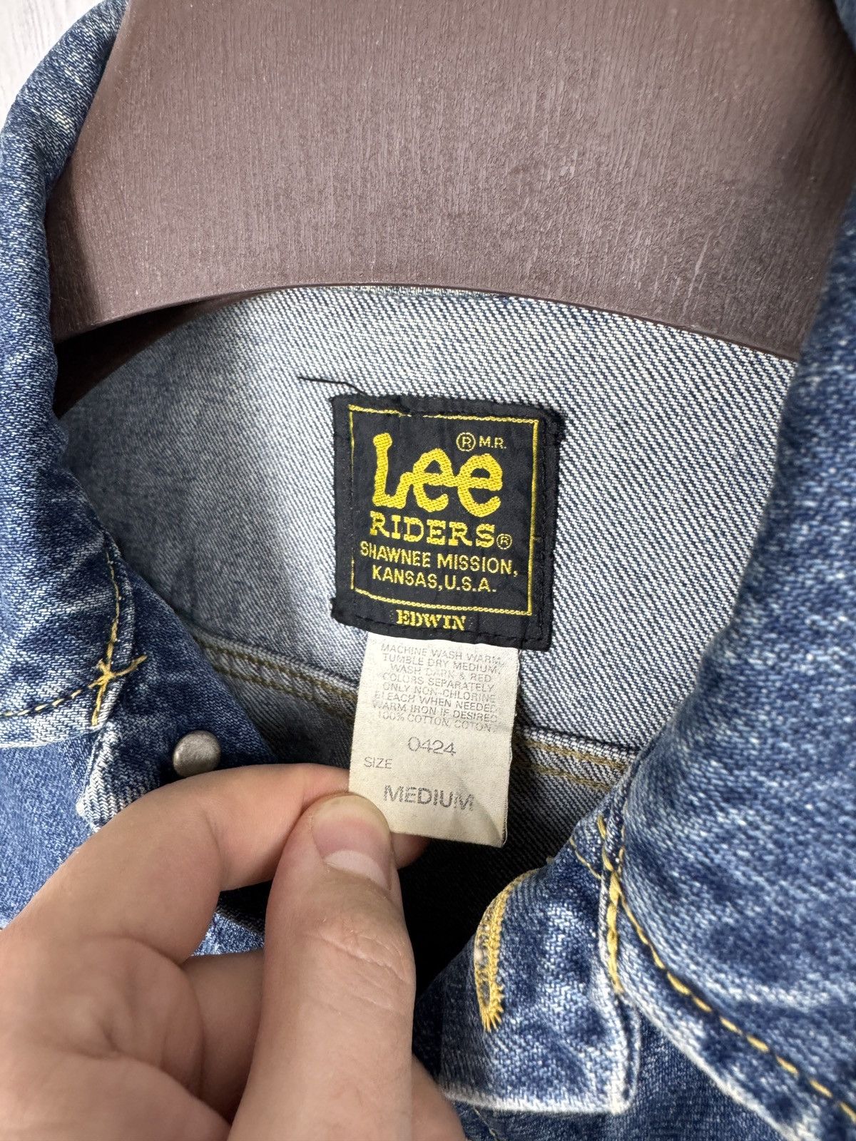 Lee LEE RIDERS EDWIN JAPAN COLAB DENIM TRUCKER JACKET SANFORIZED Size US M / EU 48-50 / 2 - 6 Thumbnail
