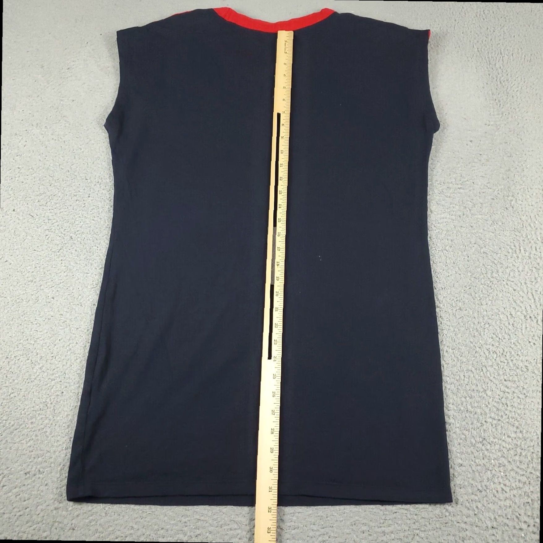 Tommy Hilfiger Tommy Hilfiger Womens Medium Navy Blue Sleeveless Shirt Dress Size M / US 6-8 / IT 42-44 - 3 Thumbnail