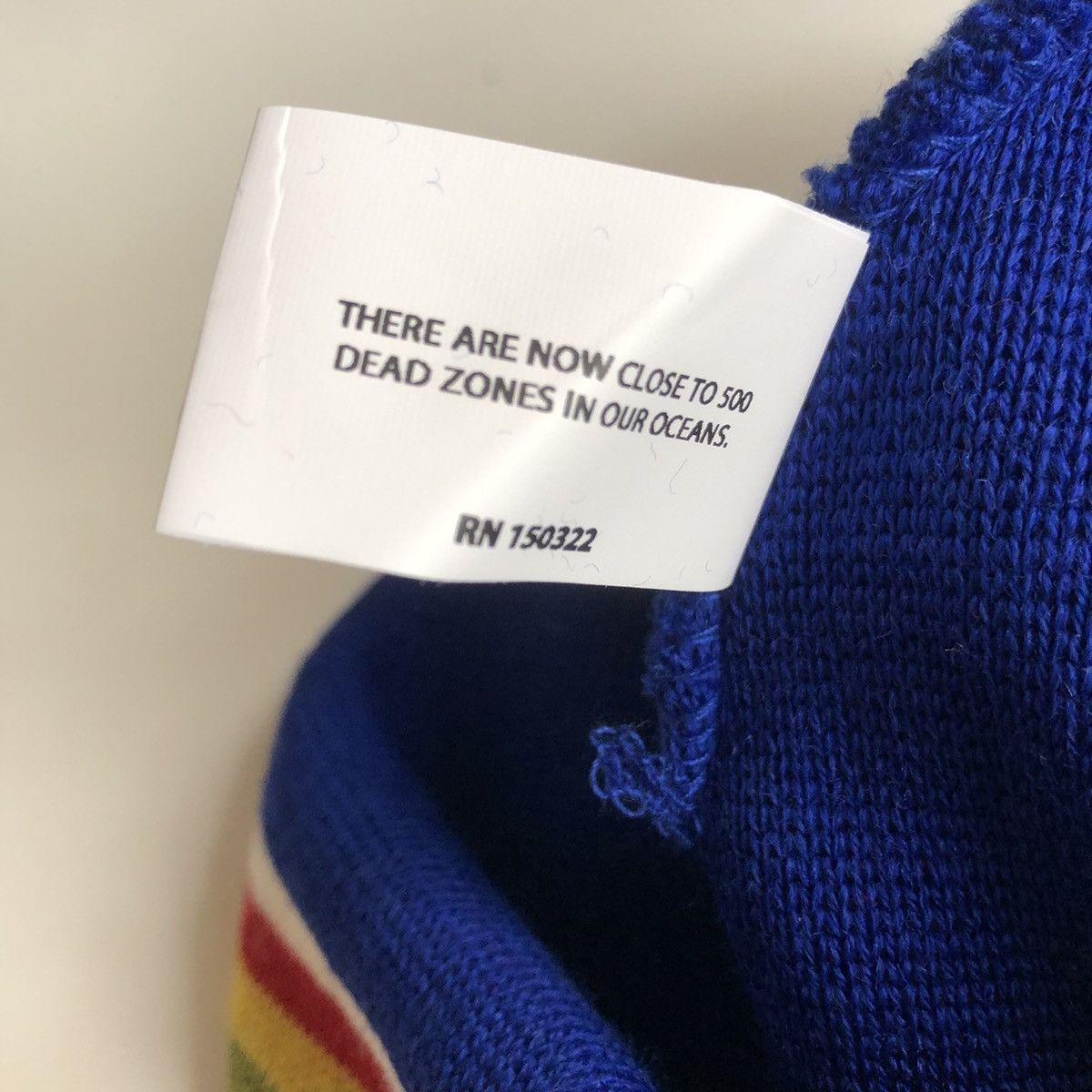 Noah Fair Isle Merino Blend Beanie in Blue, Men's — image 6 of 6