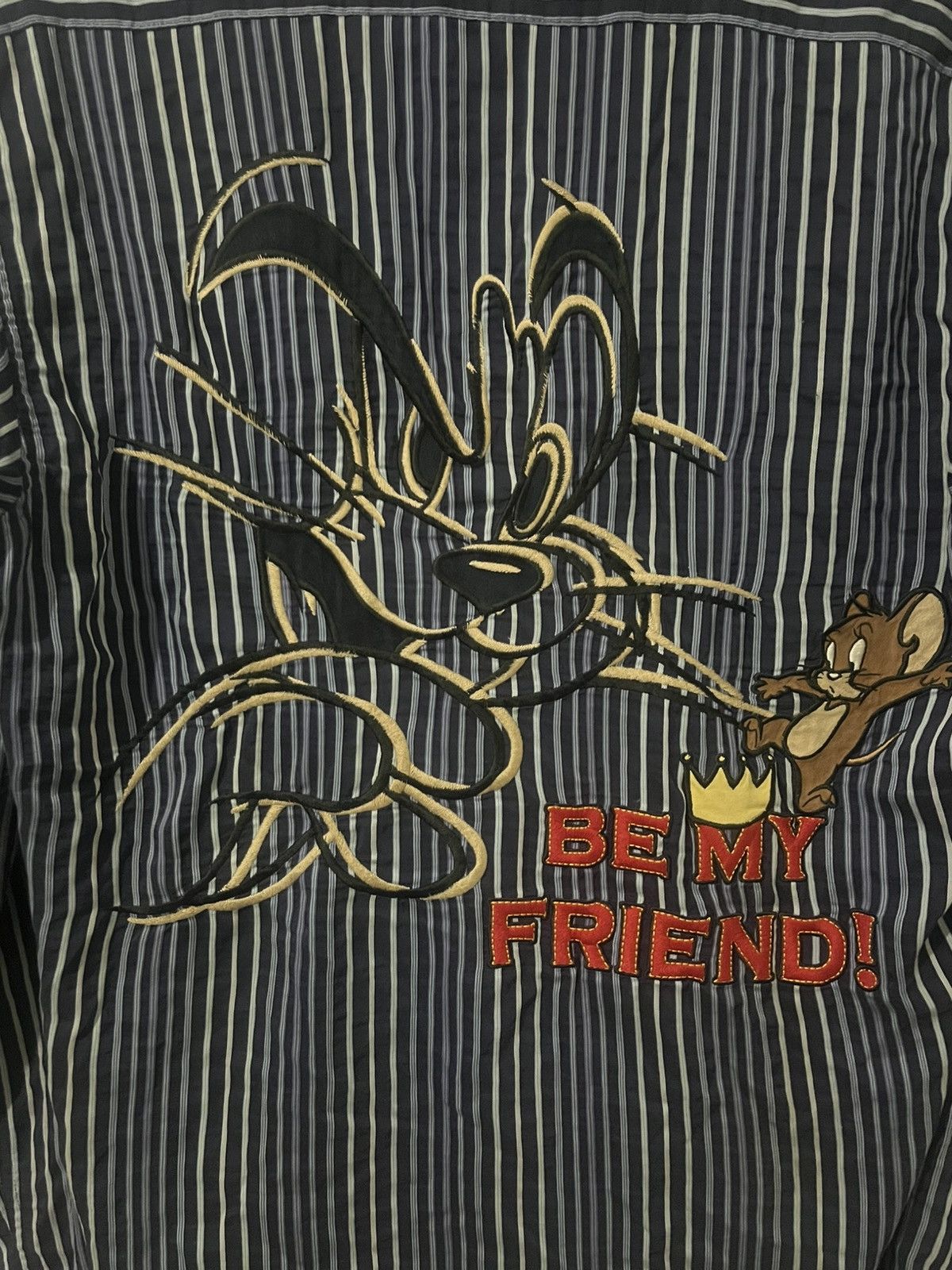 Vintage Tom and Jerry striped shirt from Castelbajac Size US L / EU 52-54 / 3 - 5 Thumbnail