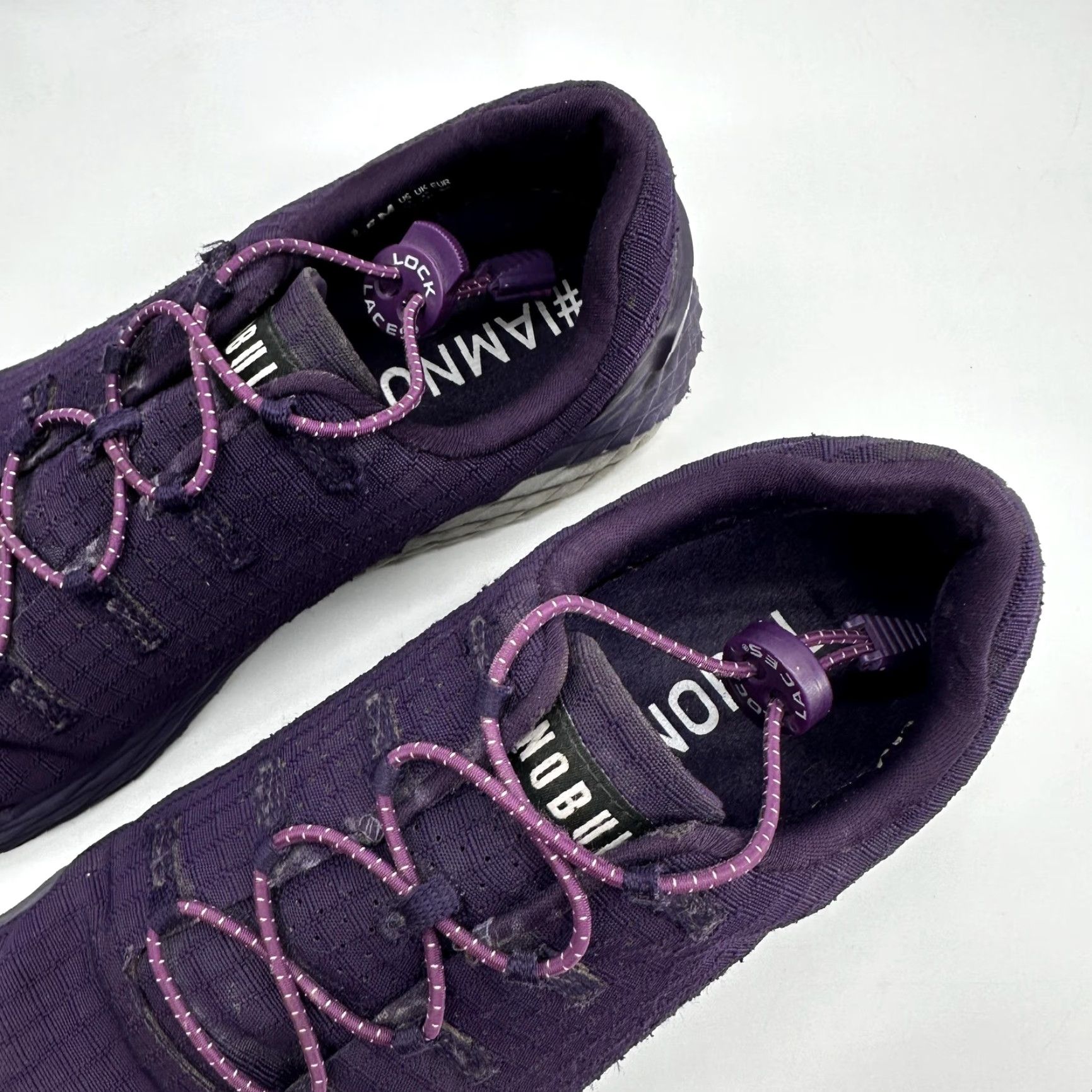 Vintage NOBULL Training Shoes Womens 9 Purple Textile Low Top Athletic Sneakers Size M / US 6-8 / IT 42-44 - 4 Thumbnail