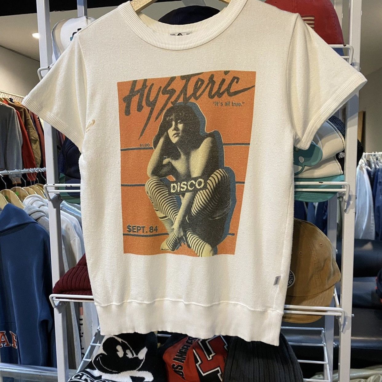 Hysteric Glamour × Japanese Brand HYSTERIC HLAMOUR DISCO Short Sleeve Sweashirt Newspaper Size US S / EU 44-46 / 1 - 4 Thumbnail