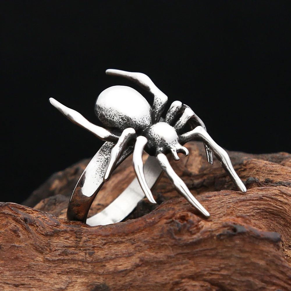 Jewelry Gothic Punk Spider Ring Jewelry Streetwear Fashion Gift Size ONE SIZE - 5 Thumbnail