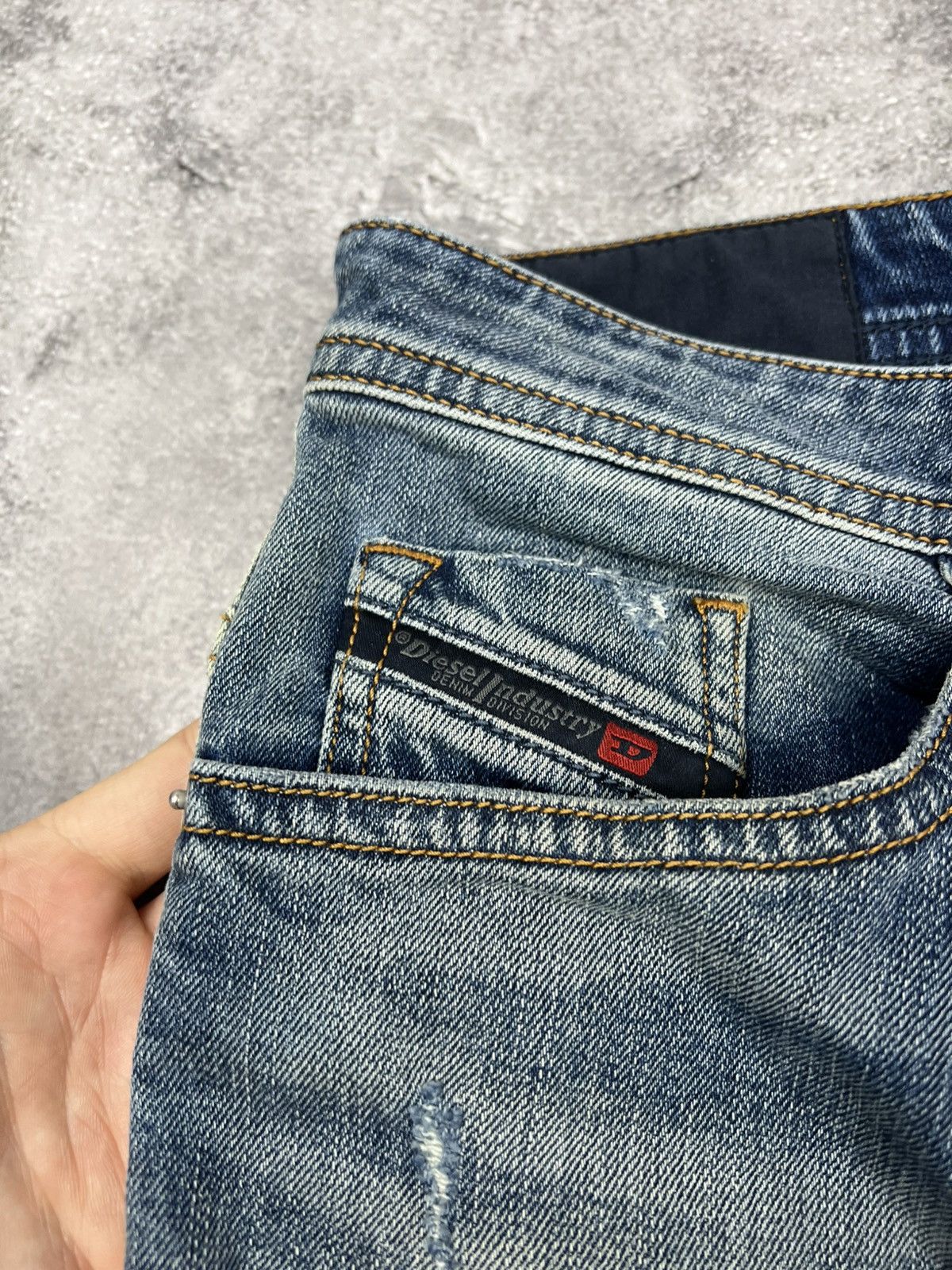 Diesel Diesel Thommer Blue Denim Pants Jeans Size US 34 / EU 50 - 7 Thumbnail