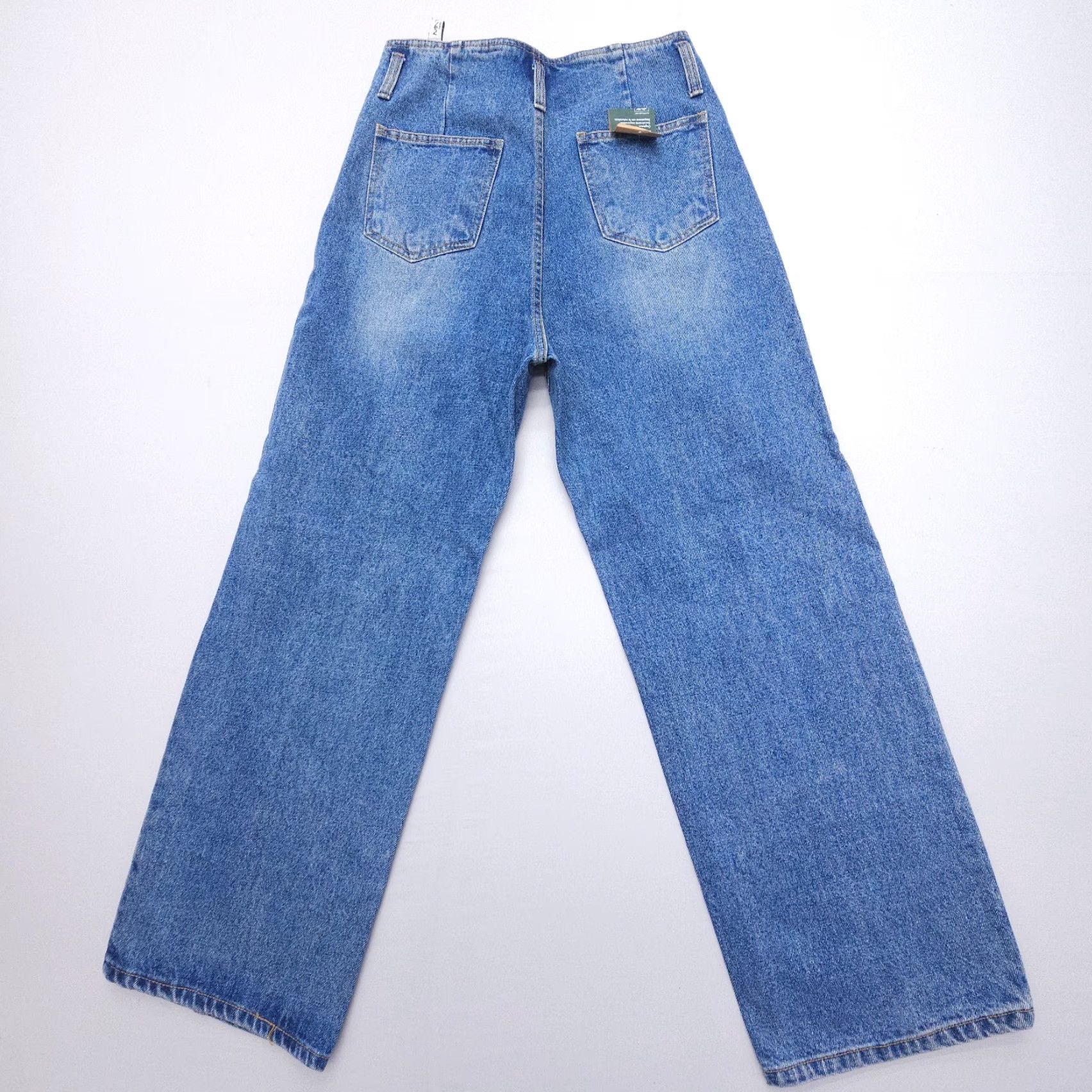 Vintage Matilda High Rise Straight Jeans 28x28 Blue Boho Relaxed Fit Womens Size 28" / US 6 / IT 42 - 2 Thumbnail