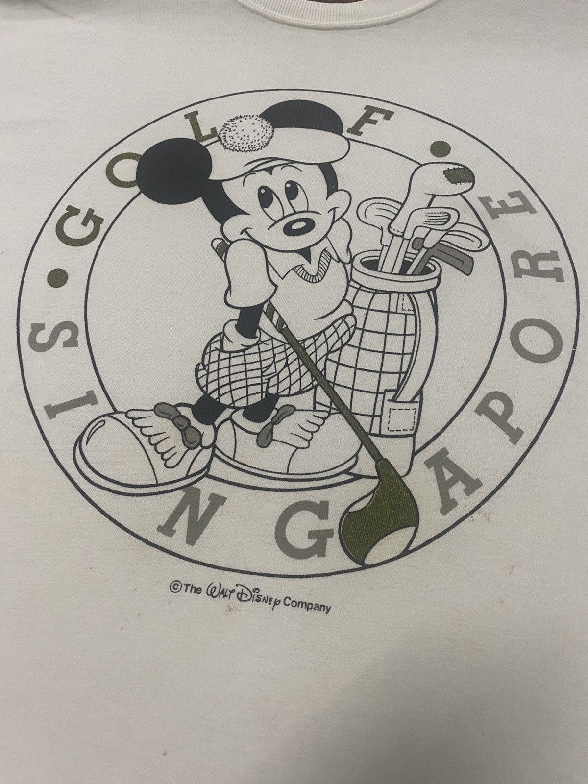 Disney × Mickey Mouse × Vintage 💸BINDING OFFER💸VINTAGE MICKEY GOLF SINGAPORE SHIRT TEE💥 Size US L / EU 52-54 / 3 - 7 Thumbnail
