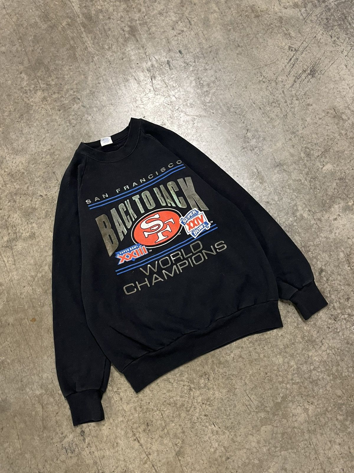 Vintage Vintage NFL sanfrensico 49ers crewneck 90s rare streetwear Size US L / EU 52-54 / 3 - 2 Thumbnail