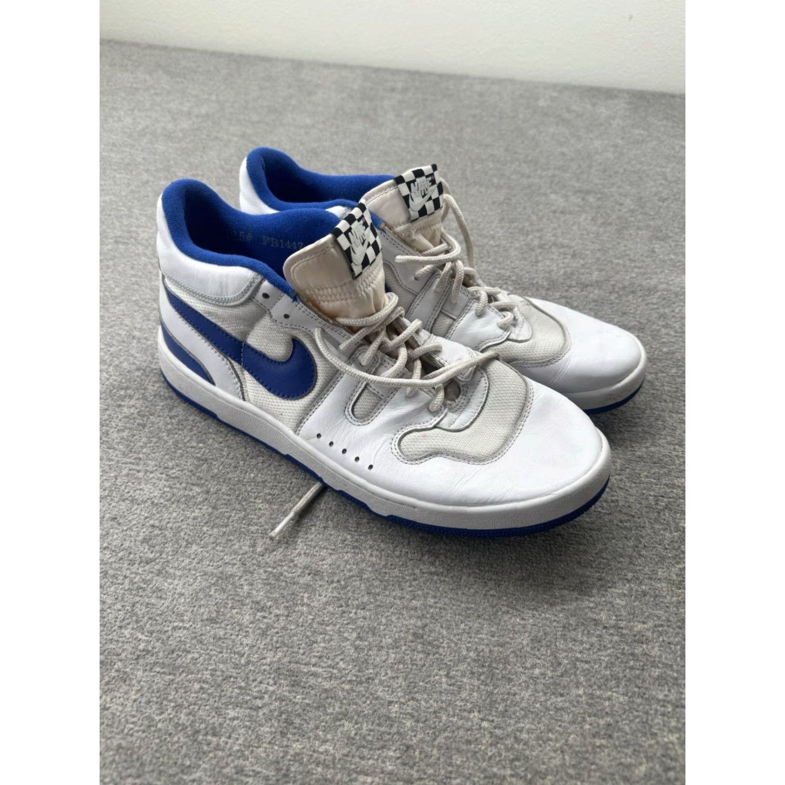 Nike Nike Mac Attack Sneaker Mens 12.5 White Blue Athletic Sneaker Basketball Cross Training Casual Footwear Nike Mac Attack FB1447-100 Oops Size US 12 / EU 45 - 2 Thumbnail