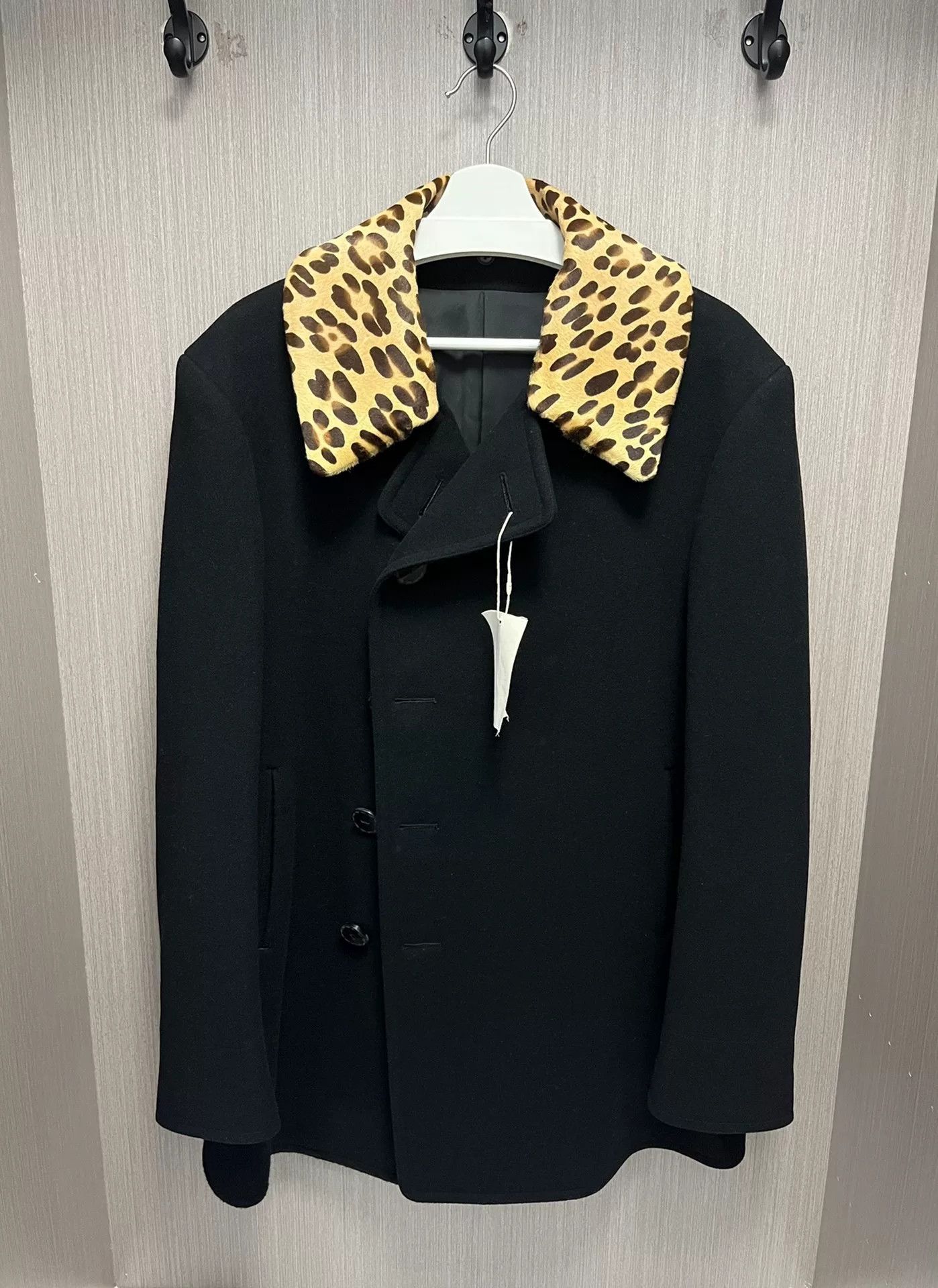 Yohji Yamamoto Yohji Yamamoto Detachable Leopard Print Jacket Size US XL / EU 56 / 4 - 1 Thumbnail