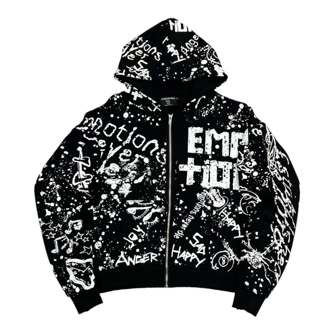 Other Mixed Emotions Black Graffiti Hoodie Size US L / EU 52-54 / 3 - 1 Thumbnail
