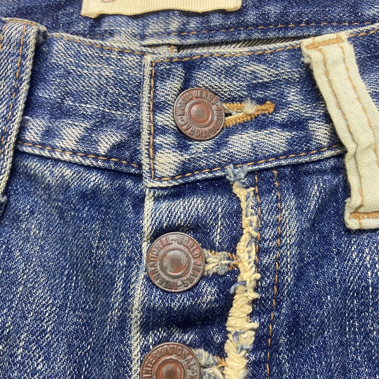 Japanese Brand Bonds & Peace Street Fashion Patchwork Distressed Denim Size US 30 / EU 46 - 10 Thumbnail