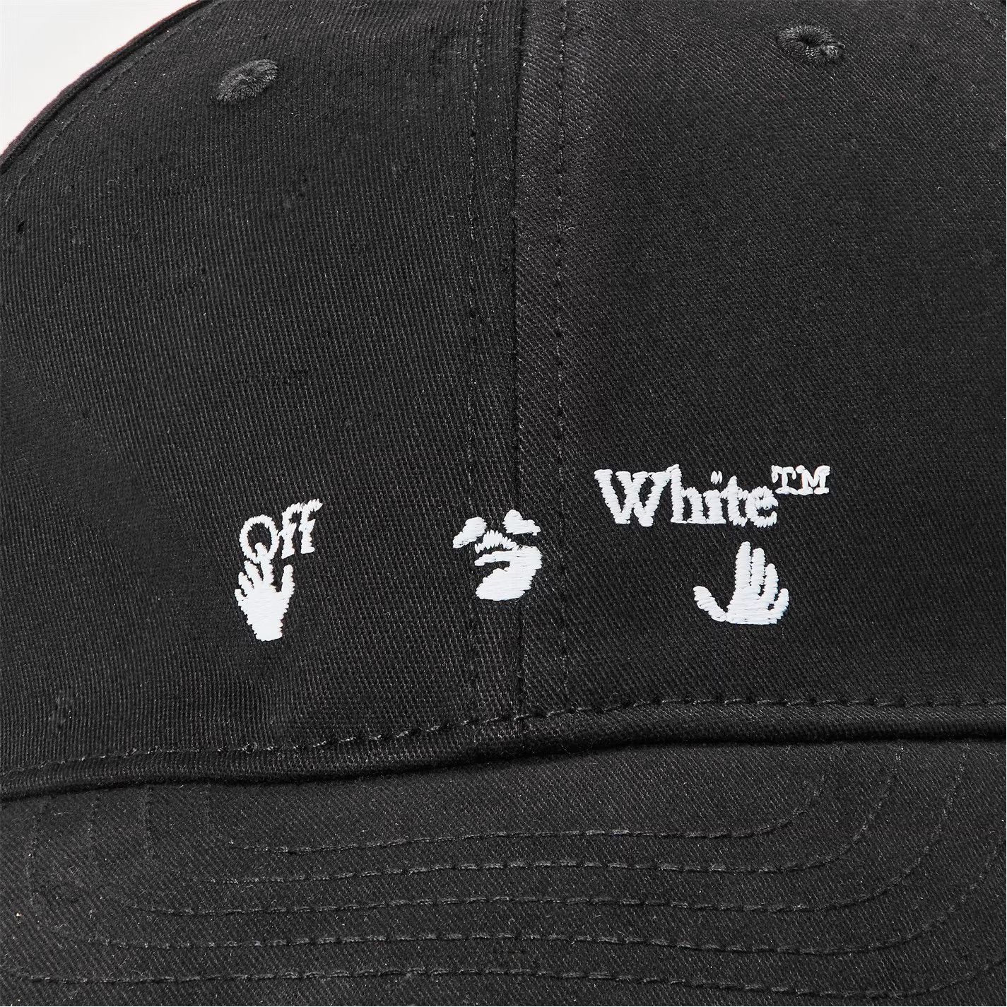 Off-White o1g2r1mq0326 Size: OS / Adjustable Baseball Hat / Cap Black Size ONE SIZE - 3 Thumbnail