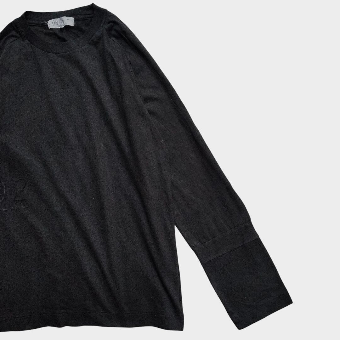 Yohji Yamamoto YYPH embroidery detail cut and sew Tshirt Size US L / EU 52-54 / 3 - 2 Thumbnail