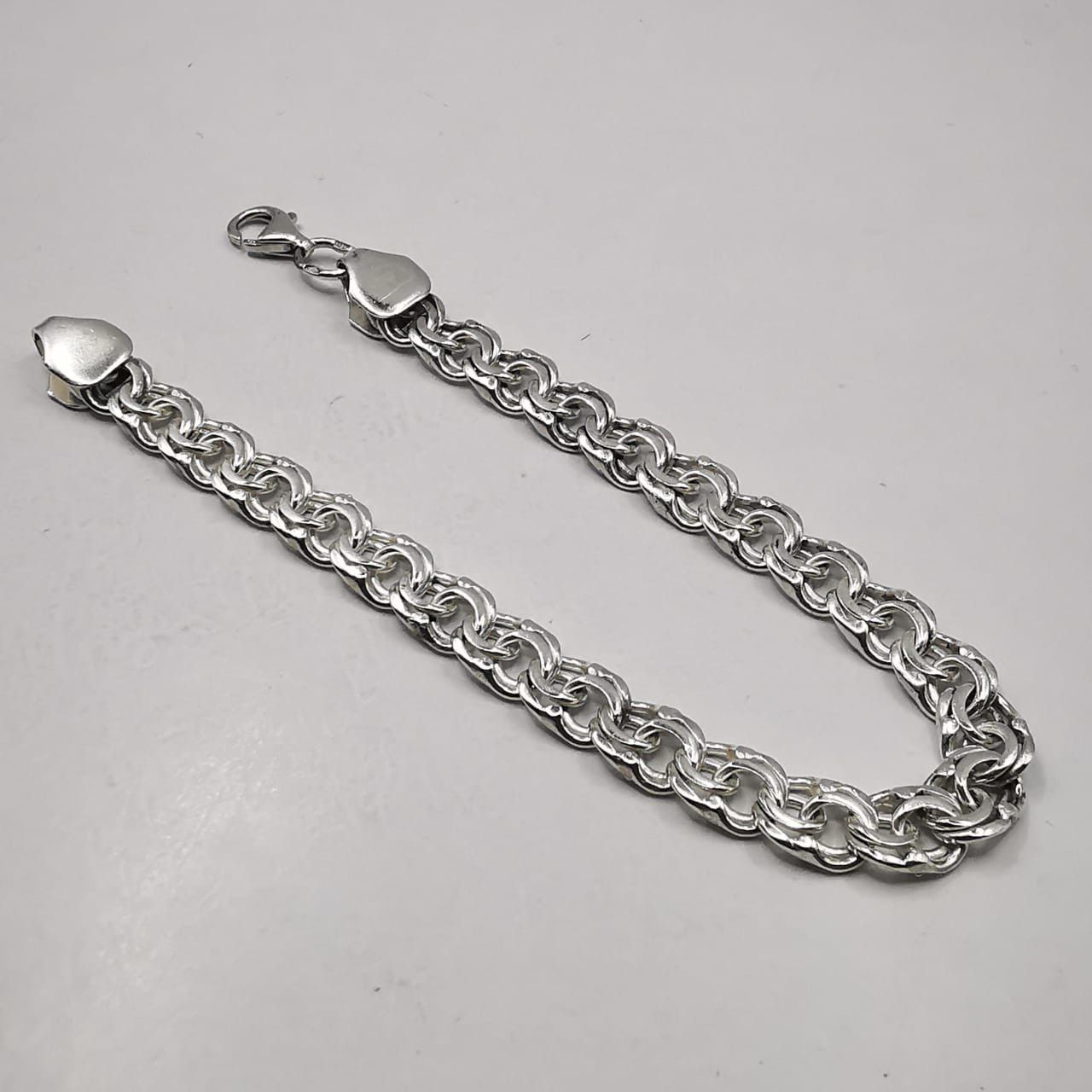 Sterling Silver Vintage Bracelet Jewelry,925 Sterling Silver,Handmade 14,16g Size ONE SIZE - 8 Thumbnail