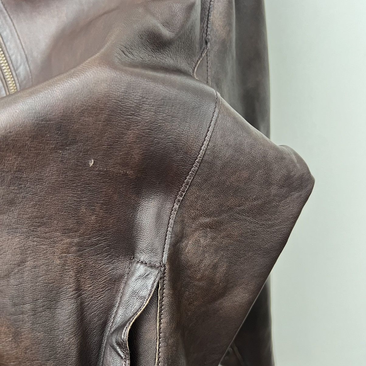 Gieves & Hawkes GIEVES & HAWKES leather jacket vintage Size US L / EU 52-54 / 3 - 5 Thumbnail