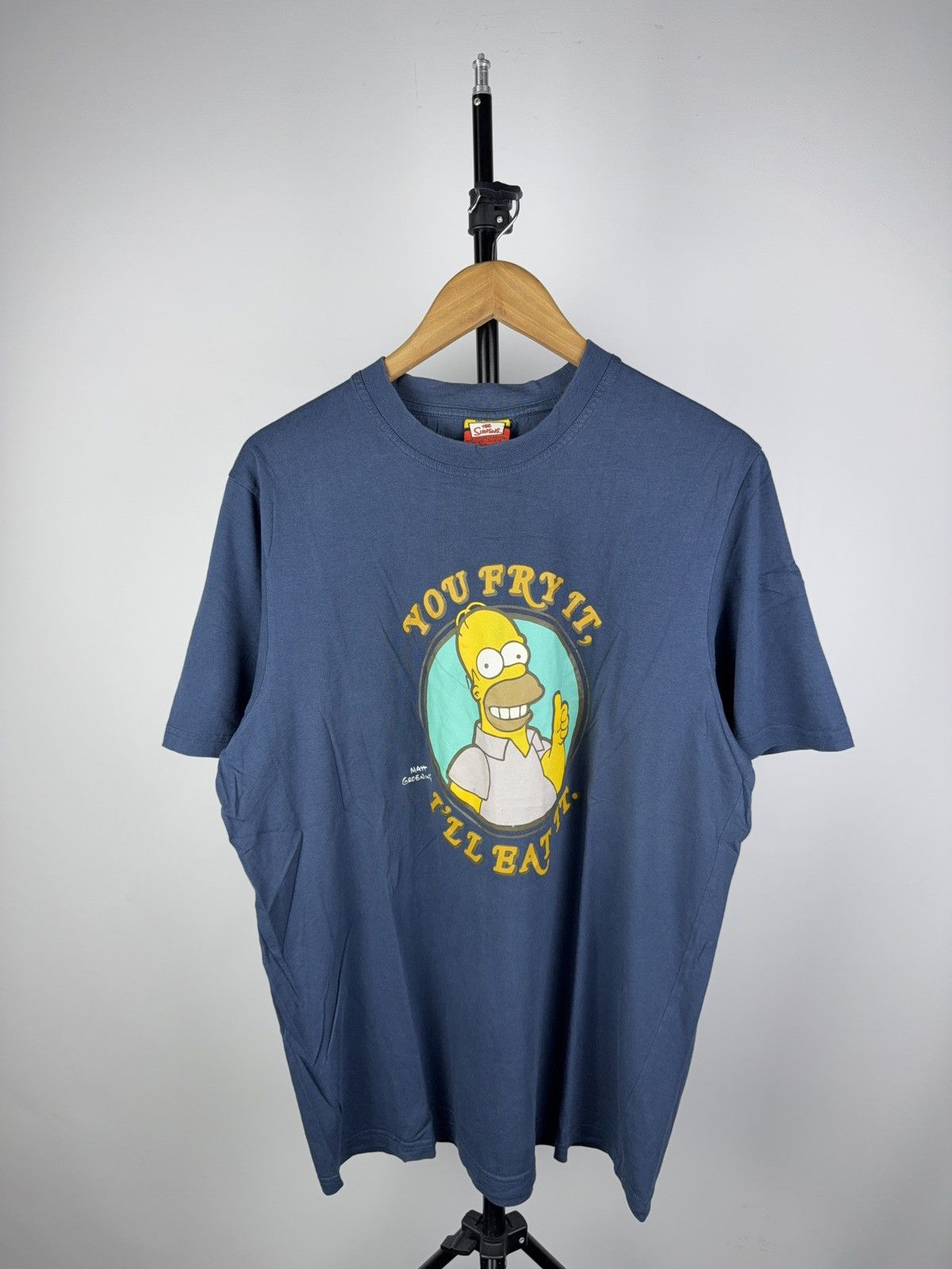 The Simpsons Vintage 2010 Simpsons Homer “You Fry It, I’ll Eat It” Tee Size US L / EU 52-54 / 3 - 1 Thumbnail
