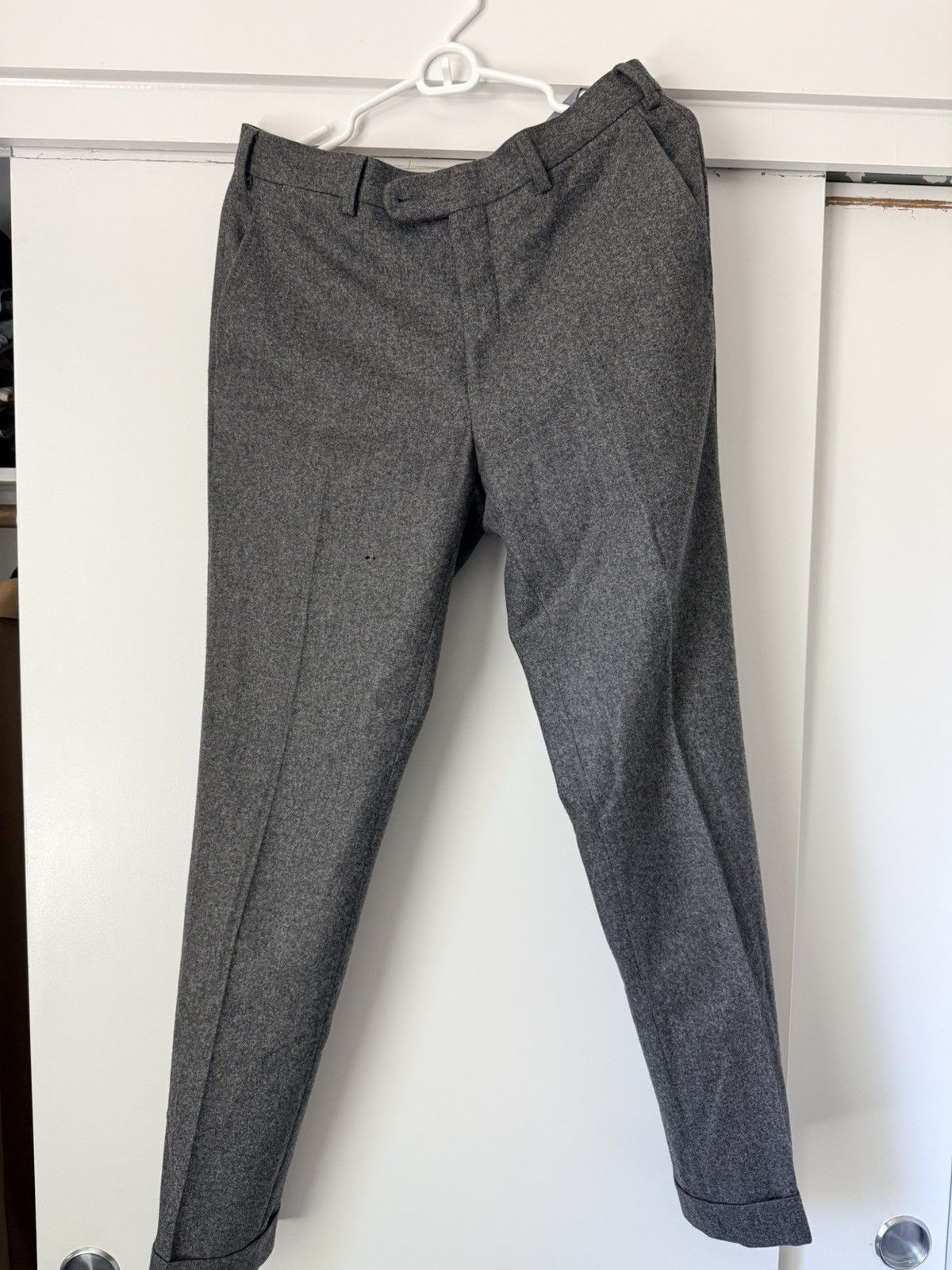Suitsupply SUITSUPPLY SoHo slim fit wool trousers grey Size 42R - 1 Thumbnail